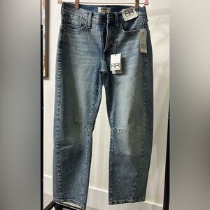 NWT Robert Rodriguez Barrel Jeans Size 4/27 Light Wash Darted Ankle Denim